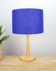 Royal Blue Linen Lampshade - Tropikala