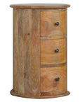 Arden Drum Chest of Drawers in Oak