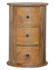 Arden Drum Chest of Drawers in Oak