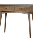 Laholm Mango Wood Console Table in Oak