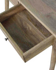 Laholm Mango Wood Console Table in Oak
