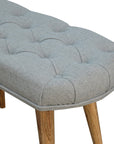 Eira Grey Tweed Bench