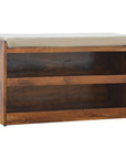 Sorano Mango Wood Shoe Storage Bench
