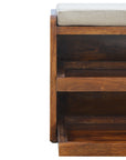 Sorano Mango Wood Shoe Storage Bench