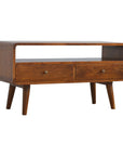 South Sumatra Mango Wood TV Unit in Chestnut