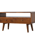 South Sumatra Mango Wood TV Unit in Chestnut