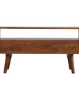 South Sumatra Mango Wood TV Unit in Chestnut