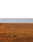 Kinn Mango Wood Chest of Drawers in Chestnut