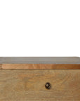 Batu Mango Wood Bedside Table in Oak