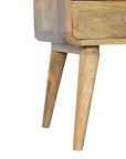 Batu Mango Wood Bedside Table in Oak