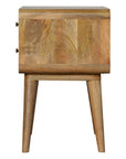 Batu Mango Wood Bedside Table in Oak