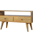 South Sumatra Mango Wood TV Unit in Oak