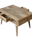 Savannah Mango Wood Coffee Table in Oak