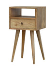 Nusa Mango Wood Bedside Table in Oak