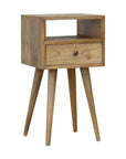 Nusa Mango Wood Bedside Table in Oak