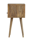 Nusa Mango Wood Bedside Table in Oak