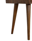 Nasu Mango Wood Bedside Table in Chestnut
