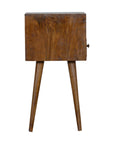 Nasu Mango Wood Bedside Table in Chestnut