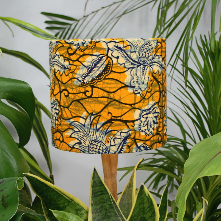Yellow Pineapple African Lampshade