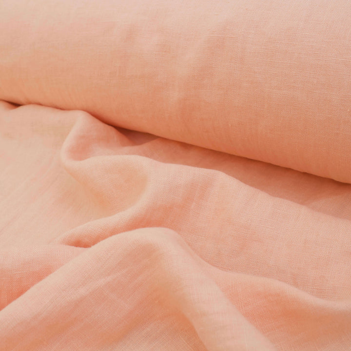 Peach Linen Fabric
