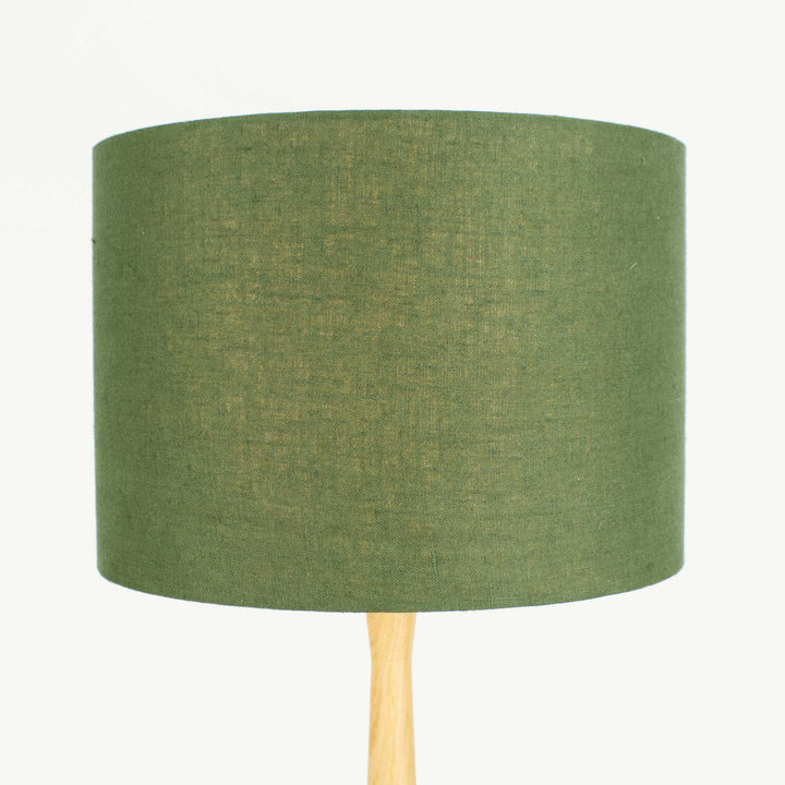 Avocado Green Linen Lampshade - Tropikala