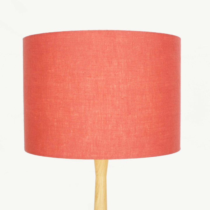 Brick Red Linen Lampshade - Tropikala