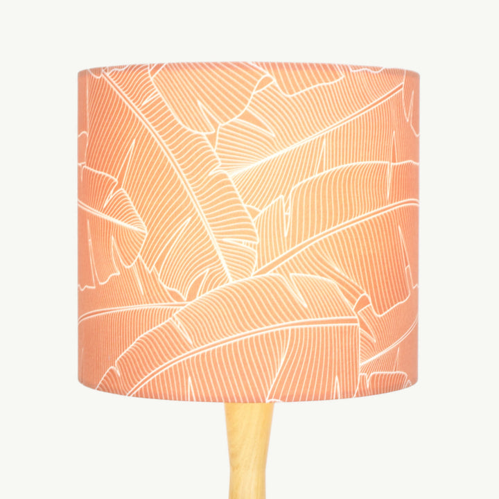 Copper Banana Leaf Lampshade - Tropikala