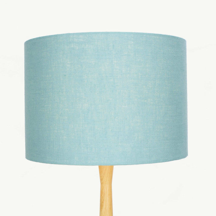 Dusty Turquoise Linen Lampshade - Tropikala