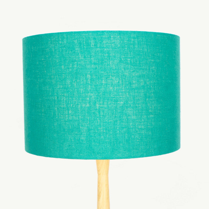 Emerald Green Linen Lampshade - Tropikala