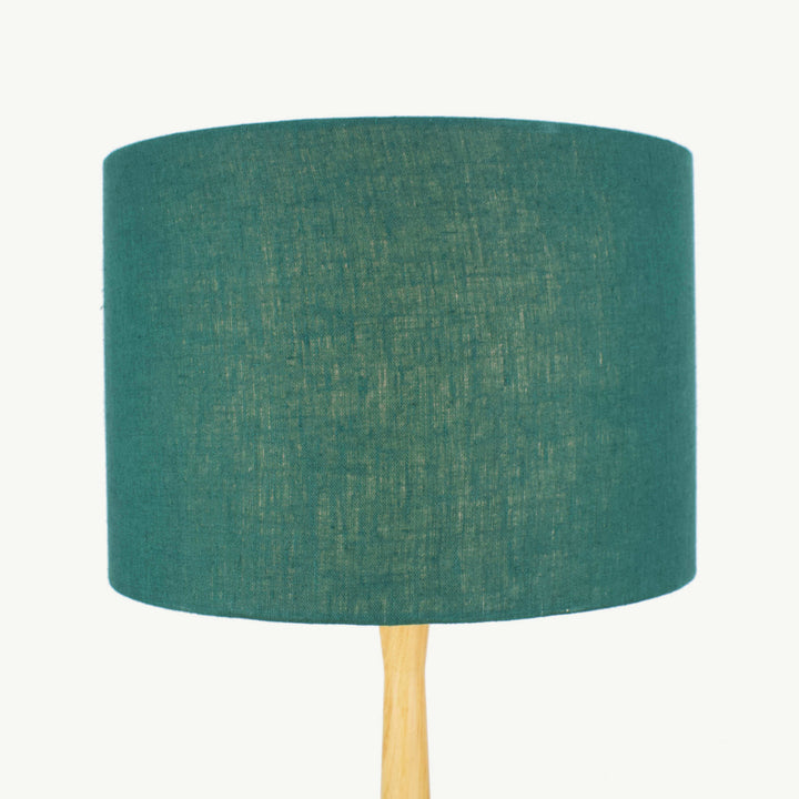 Forest Green Linen Lampshade - Tropikala