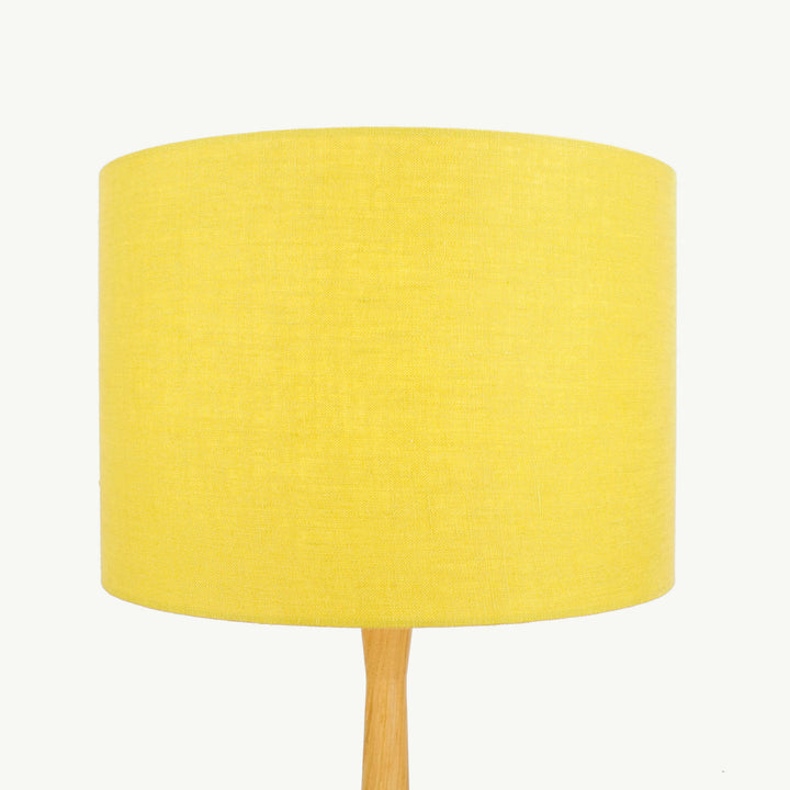 Honey Yellow Linen Lampshade - Tropikala