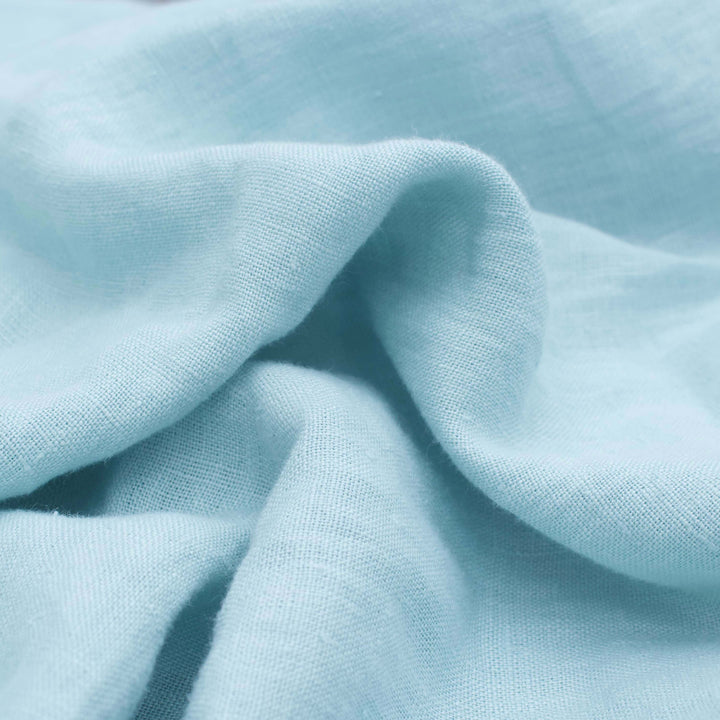 Light Duck Egg Blue Linen Fabric