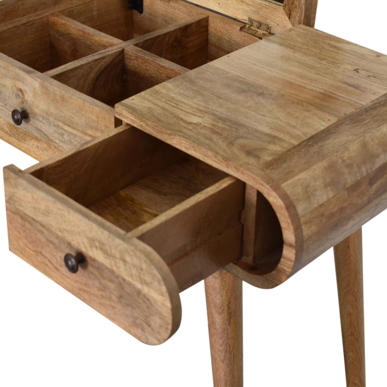 Stockholm Mango Wood Dressing Table in Oak