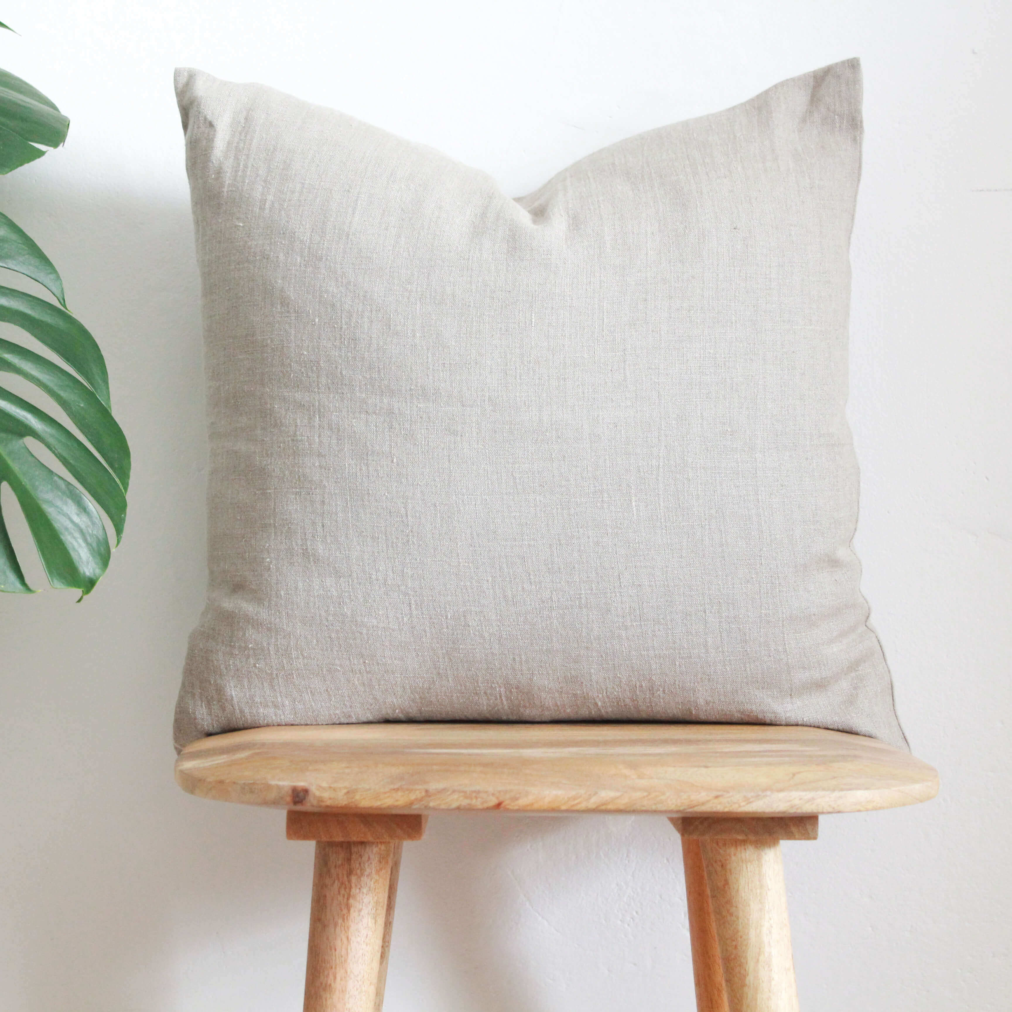Natural Linen Cushion Cover Natural Linen Cushions UK Tropikala