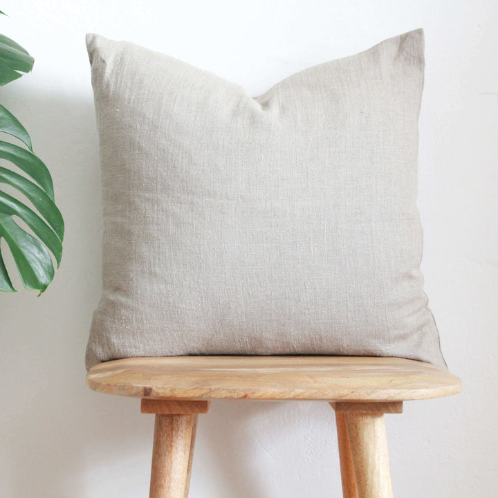 Natural Linen Cushion Cover - Tropikala