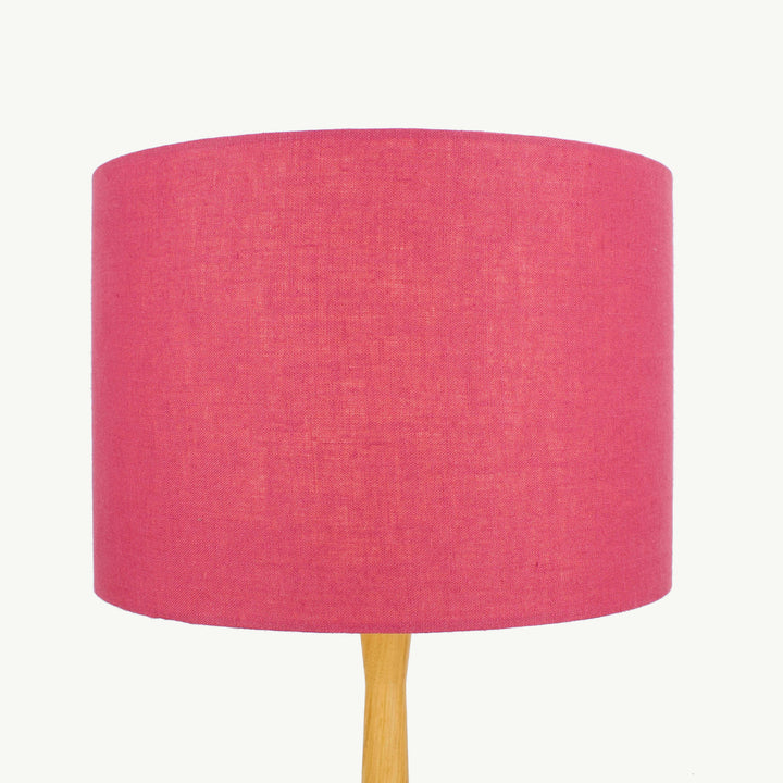 Raspberry Linen Lampshade - Tropikala