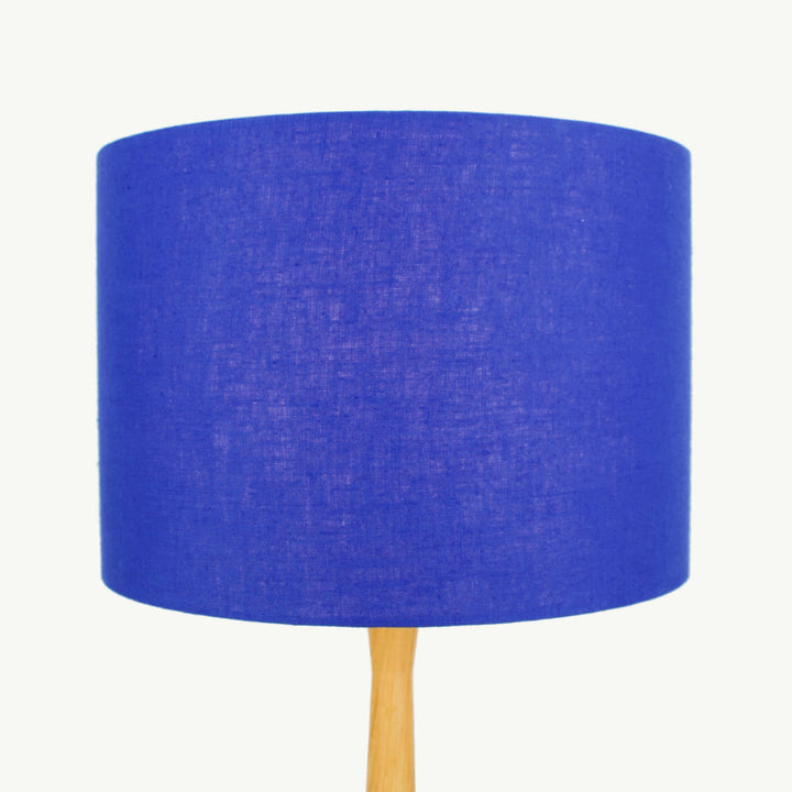 Royal Blue Linen Lampshade - Tropikala